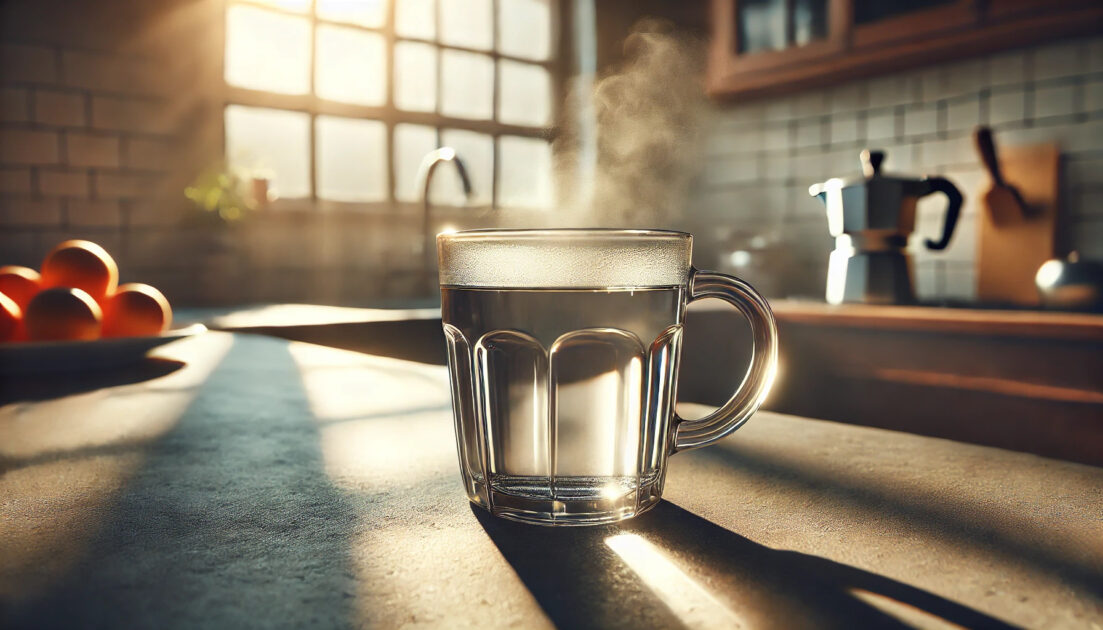 היתרונות של שתית מים חמים בבוקר